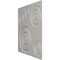 Ekena Millwork 19 5/8in. W x 19 5/8in. H Reece EnduraWall Decorative 3D Wall Panel Covers 2.67 Sq. Ft. WP20X20REBCR - alternate 3